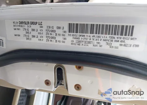 2014 Ram 1500 Longhorn z USA, uszkodzony, nr VIN 1C6RR7PT3ES385711